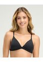 Brasier Triangular Escote Profundo Copas Suaves Negro ST Even 49470 de St Even