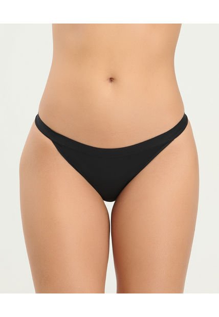 Panty Cachetero Encaje Posterior Negro ST Even 49462