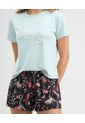 Pijama De Short Manga Corta Est Sinfonia Botanica ST Even 18584 de St Even