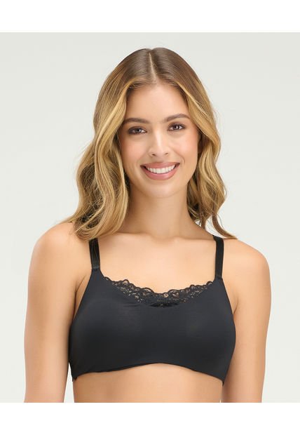 Brasier Sin Varillas Copas Suaves Y Removibles Negro ST Even 49460