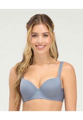Brasier Realce Natural Copa Lisa Gris Titanio ST Even 49490