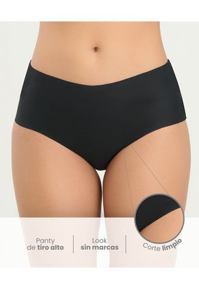 Panty Clásico Tiro Alto Sin Elásticos Negro ST Even 49512