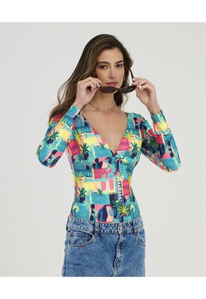 Vestido De Baño Entero Est Palmeras ST Even 99613