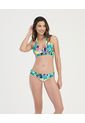 Top De Baño Silueta Halter Con Copas De Realce Est Palmeras ST Even 99618 de St Even