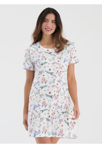 Pijama Batola Estampada Maga Corta Silueta Ajustada Est Dogs ST Even 18615