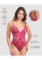 Vestido De Baño Entero | Escote En V | Control Suave De Abdomen  de St Even