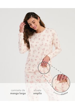 Pijama Pantalón | Camiseta Manga Larga
