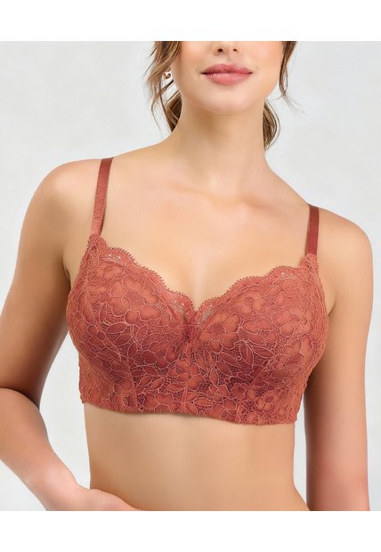 Brasier Doble Realce Con Encaje Y Powernet | St. Even