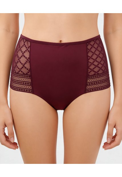 Panty Cachetero | Tiro Alto | Con Encaje