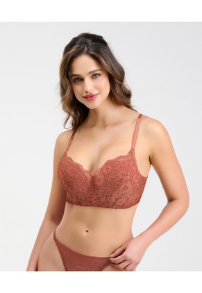 Brasier Doble Realce Con Encaje Y Powernet | St. Even