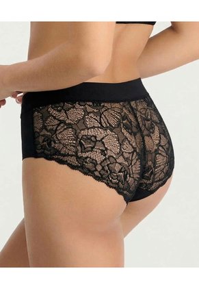 Panty Cachetero | Tiro Alto | Con Encaje