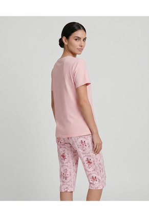 Pijama Pantalón Capri | Camiseta Manga Corta