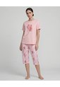 Pijama Pantalón Capri | Camiseta Manga Corta de St Even