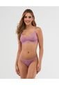 Bralette Triangular En Encaje Elástico En Base Morado ST Even 49256 de St Even