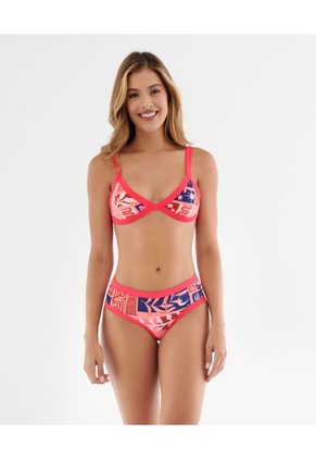 Panty De Baño Tiro Medio Doble Faz Estampado ST Even 99552