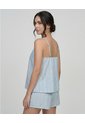 Pijama De Short | Blusa Escote En V | Tiras Ajustables de St Even