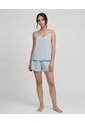 Pijama De Short | Blusa Escote En V | Tiras Ajustables de St Even