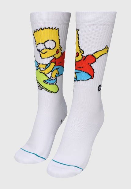 Medias  Blanco Multicolor Stance