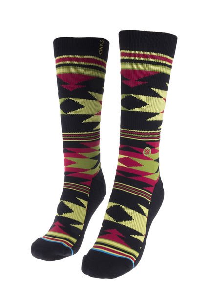 Calcetines STANCE Negro-Amarillo-Rojo