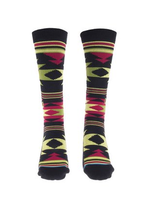 Calcetines STANCE Negro-Amarillo-Rojo
