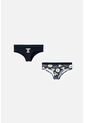 Pack X2 Panties De Mandalorian Estampado Negro Para Mujer M de Star Wars