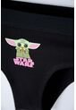 Pack X2 Panties De Mandalorian Estampado Negro Para Mujer M de Star Wars