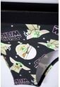 Pack X2 Panties De Mandalorian Estampado Negro Para Mujer M de Star Wars