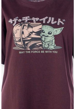 Camiseta De Mandalorian Relax Fit Para Mujer L