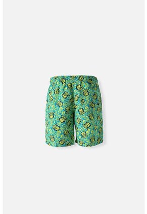 Pantaloneta De Baño De Mandalorian Con Resorte Verde Para Hombre M