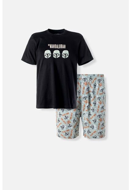 Pijama De Mandalorian Con Pantalon Corto Para Hombre M