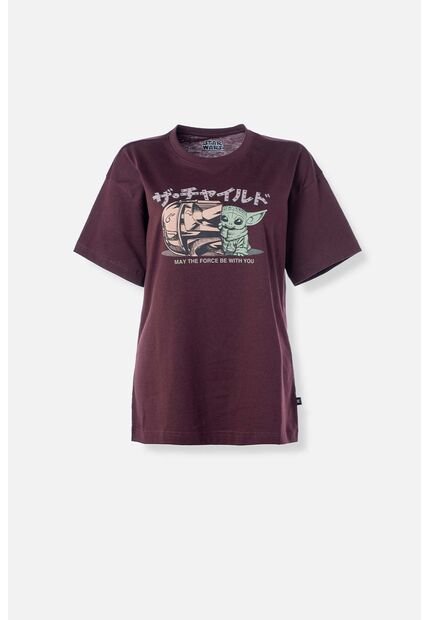 Camiseta De Mandalorian Relax Fit Para Mujer XS