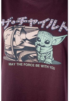 Camiseta De Mandalorian Relax Fit Para Mujer XS