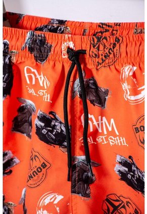 Pantaloneta De Baño De Mandalorian Naranjado Para Niño 8