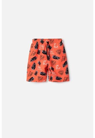 Pantaloneta De Baño De Mandalorian Naranjado Para Niño 10 Star Wars
