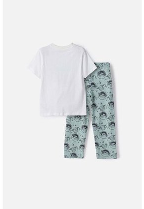 Pijama De Mandalorian Pantalón Largo Multicolor Para Niño 2T A 6T 3T