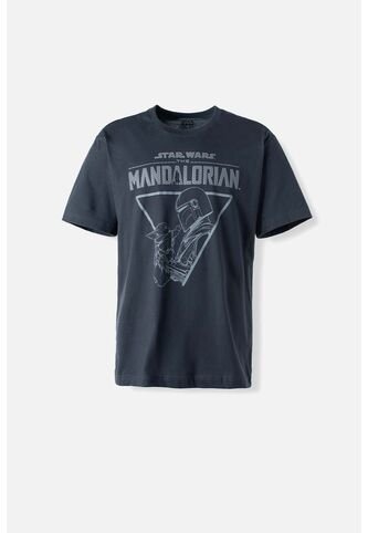 Camiseta De The Mandalorian Regular Fit Para Hombre L Star Wars