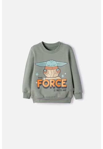 Buzo De Mandalorian Cerrado Verde Para Niño 2T A 6T 2T Star Wars
