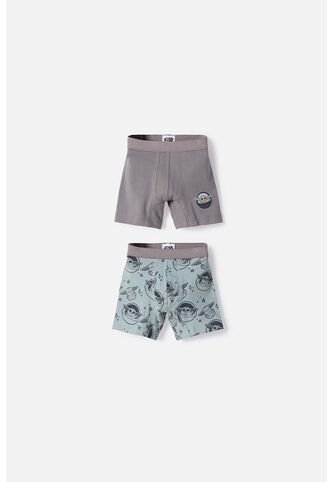Pack X2 Boxer De Mandalorian Multicolor Para Niño 2T A 6T 3T Star Wars