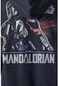 Buzo De Mandalorian Gris Grafito Abierto Para Hombre M de Star Wars