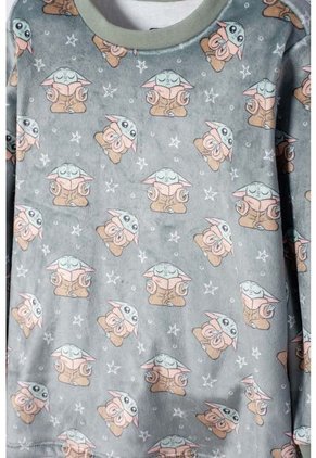 Pijama De Mandalorian Pantalón Largo Multicolor Para Niño 2T A 6T 3T