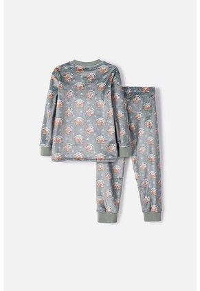Pijama De Mandalorian Pantalón Largo Multicolor Para Niño 2T A 6T 3T