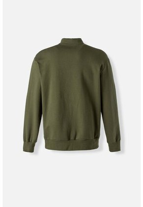 Buzo De Star Wars Cerrado Verde Militar Para Hombre L