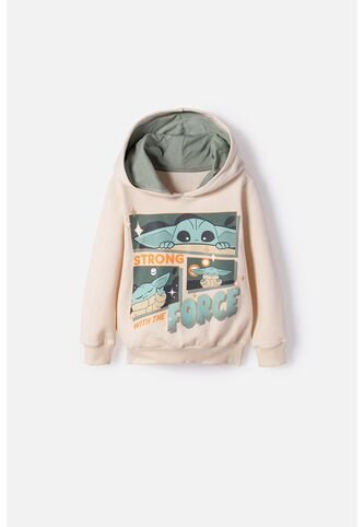 Buzo De Mandalorian Con Capucha Almendra Para Niño 2T A 6T 5T Star Wars