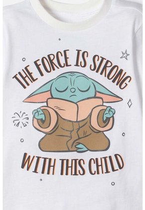 Pijama De Mandalorian Pantalón Largo Multicolor Para Niño 2T A 6T 4T