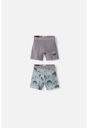Pack X2 Boxer De Mandalorian Multicolor Para Niño 2T A 6T 3T