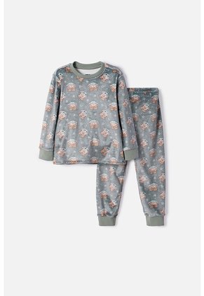 Pijama De Mandalorian Pantalón Largo Multicolor Para Niño 2T A 6T 3T