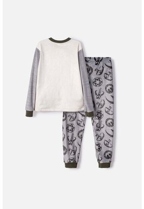 Pijama De Mandalorian Pantalón Largo Multicolor Para Niño 10