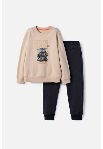 Conjunto De Mandalorian Con Pantalón Largo Multicolor Para Niño 6 Star Wars