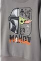 Buzo De Mandalorian Cerrado Gris Para Niño 14 de Star Wars