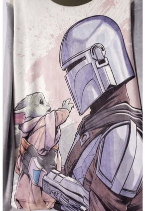 Pijama De Mandalorian Pantalón Largo Multicolor Para Niño 8